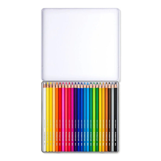 Staedtler Design Journey Watercolour Pencil Set – Tin of 24