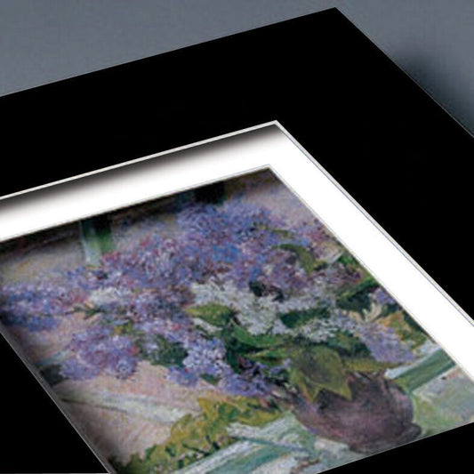 Crescent Pre-Cut Mat 2 Pack Black (11x14")