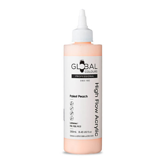 Global Colours High Flow Acrylic (250ml) - Palest Peach