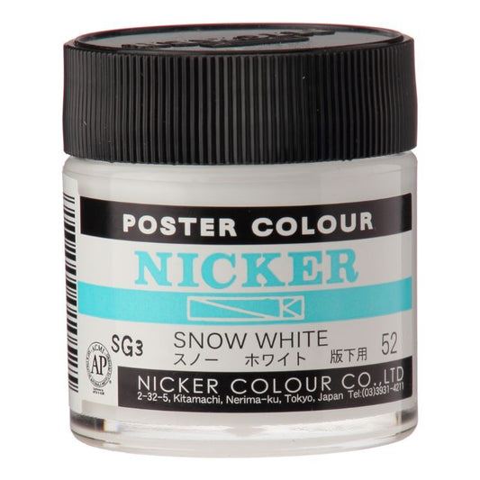Nicker Poster Colour - 40ml (Snow White)