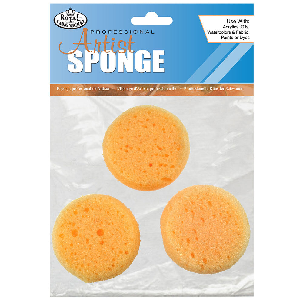 Royal Langnickel Yellow Sponge Pack of 3
